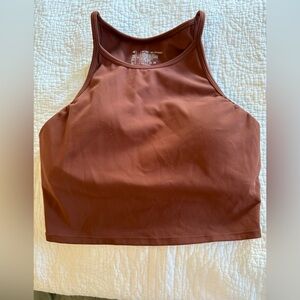 P'tula Rust Cropped Tank Top